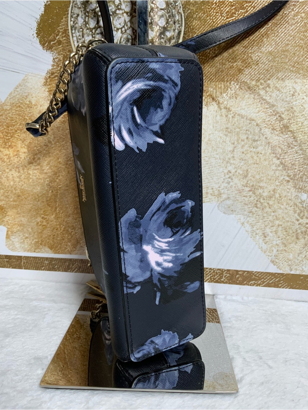 🩷kate spade Storybook Lining Floral Dome Crossbody Bag - Picture 4 of 6